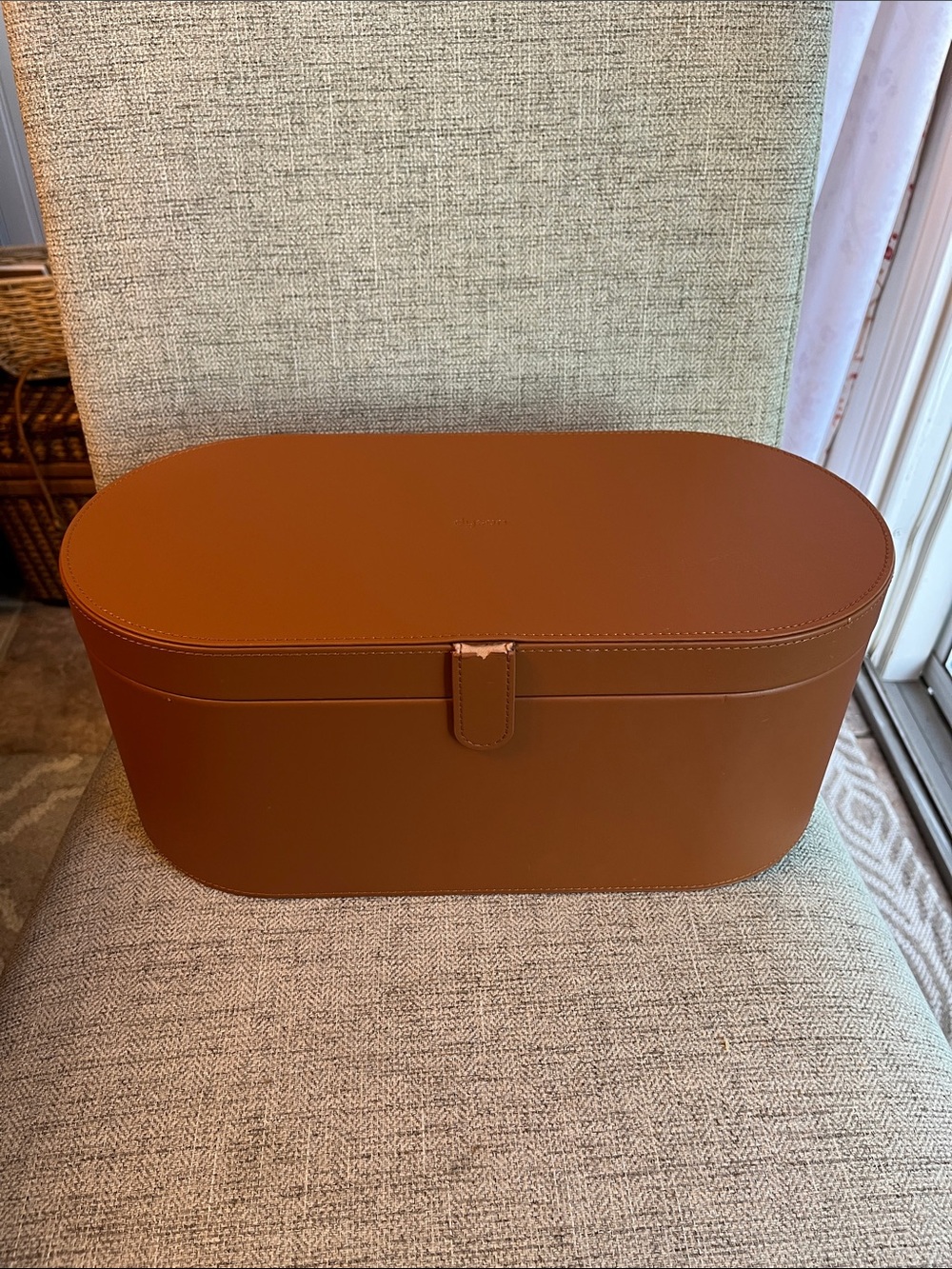 Dyson Airwrap Brown Leather Storage Case